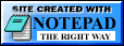 Site created with Notepad badge